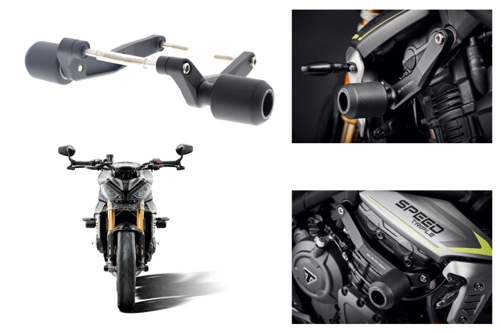 Triumph Speed Triple Crash Protektor ab 2021 von Evotech Performance